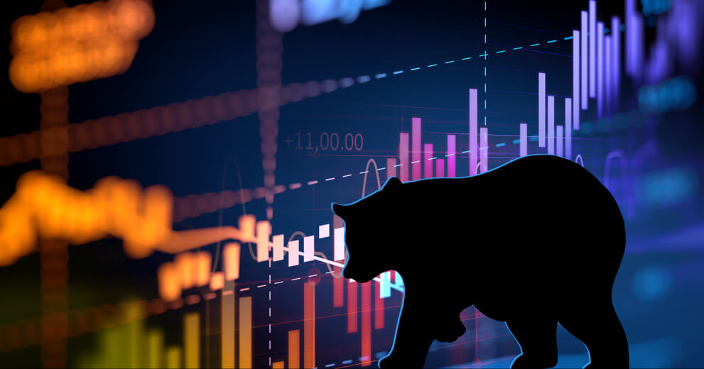 bear market stock charts